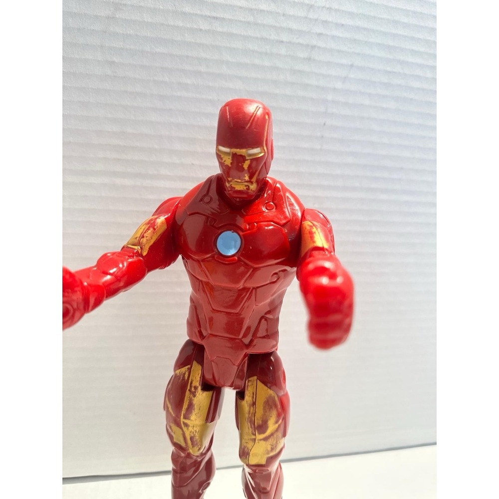 Marvel Iron Man Red Gold Action Figure Comic Book Heroes Plastic